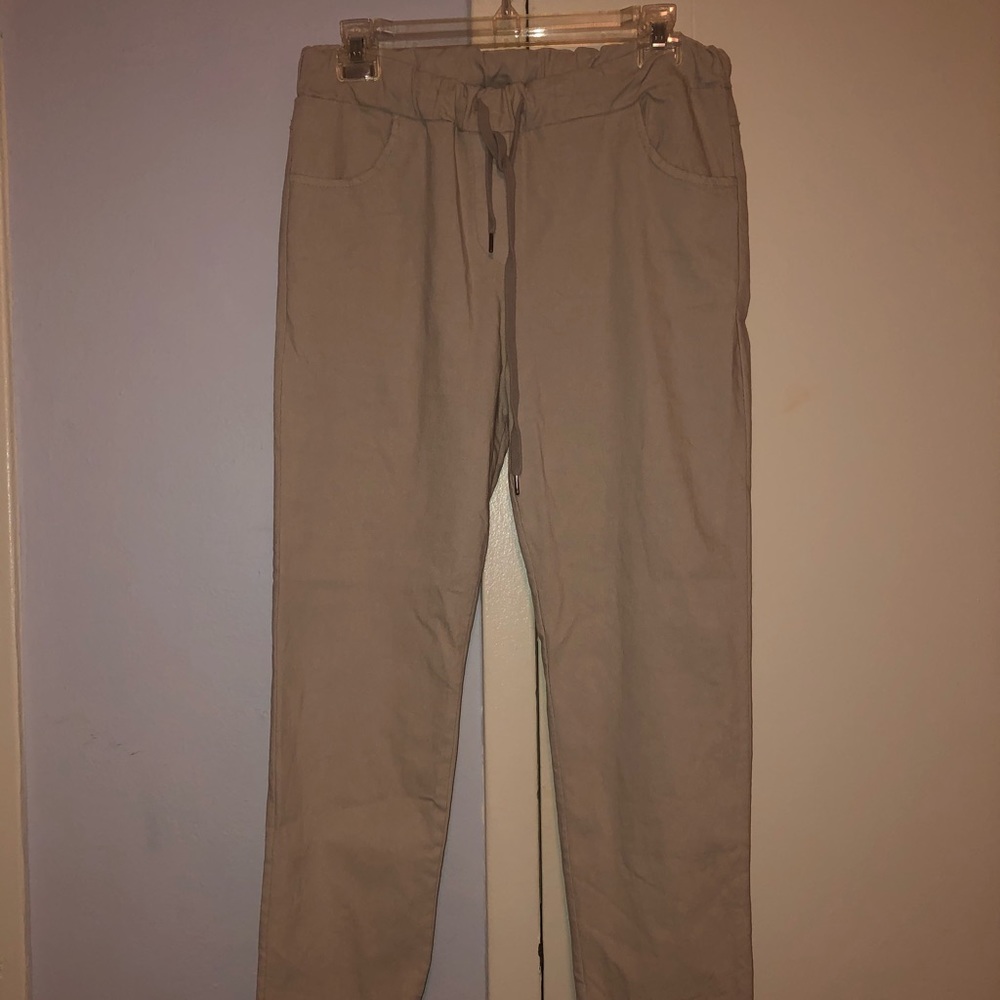 NWT Italian Beige joggers